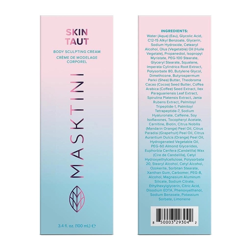 MASKTINI SKIN TAUT BODY SCULPTING CREAM‎ FOR WOMEN 3.4 FL OZ 100 ML NEW